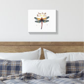 Weihnachtssterndragonfly Leinwanddruck (Insitu (Schlafzimmer))