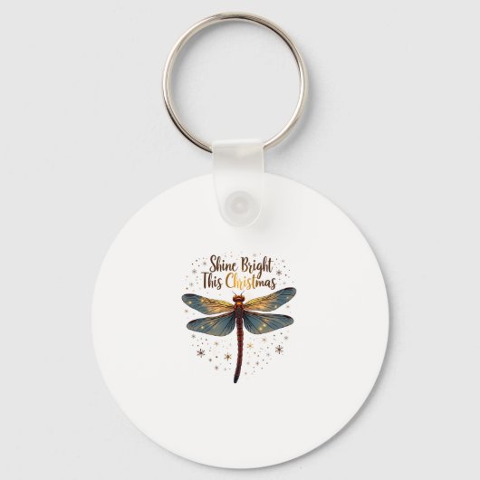 Weihnachtssterndragonfly Schlüsselanhänger (Vorderseite)