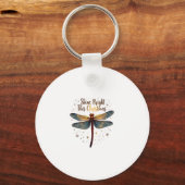 Weihnachtssterndragonfly Schlüsselanhänger (Vorderseite)