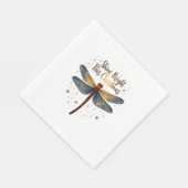 Weihnachtssterndragonfly Serviette (Ecke)