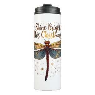 Weihnachtssterndragonfly Thermosbecher