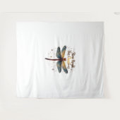 Weihnachtssterndragonfly Wandteppich (Vorderseite (Horizontal))