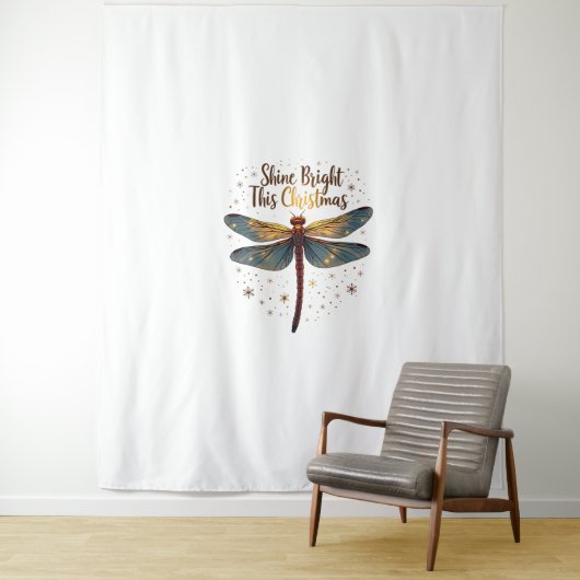 Weihnachtssterndragonfly Wandteppich (Beispiel)