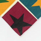 Weihnachtssterne Fleecedecke (Ecke)