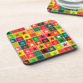 Weihnachtssterne Getränkeuntersetzer (Linke Seite)