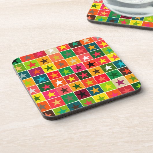 Weihnachtssterne Getränkeuntersetzer (Linke Seite)