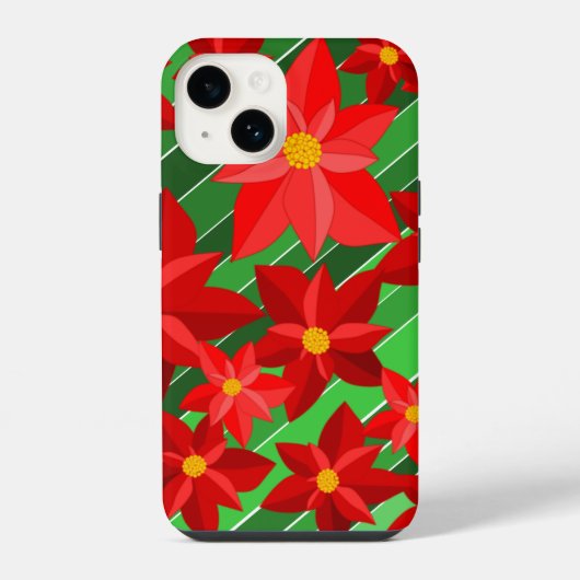 Weihnachtssterne iPhone hülle (Rückseite)
