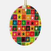 Weihnachtssterne Keramik Ornament (Rechts)