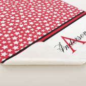 Weihnachtssterne Personalisiert Sherpadecke (3/4)