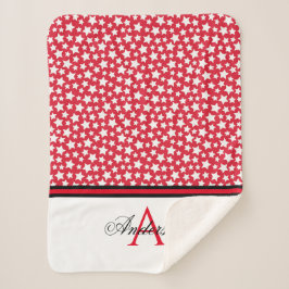 Weihnachtssterne Personalisiert Sherpadecke