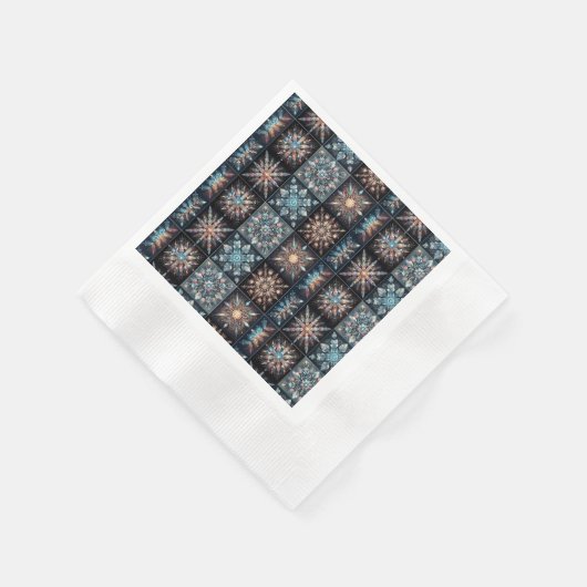 Weihnachtssterne Serviette (Ecke)