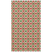 Weihnachtssterne und Bows Muster Tischdecke (Vorderseite)