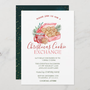 Weihnachtssterne Wasserfarbe Sterne Grün Weihnacht Einladung