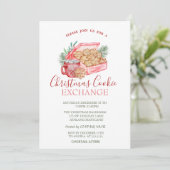 Weihnachtssterne Weihnachtsstars Rote Weihnachten Einladung (Stehend Vorderseite)