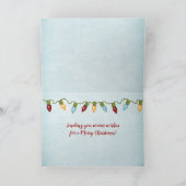 Weihnachtssternenfisch im Sand Karte (Innenseite)