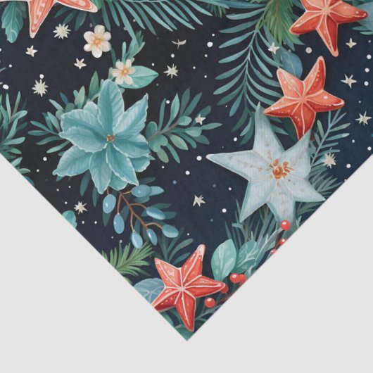 Weihnachtssternenfisch-Tissue Paper Seidenpapier (Detail)