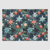 Weihnachtssternenfisch-Tissue Paper Seidenpapier (Vorderseite)