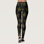 Weihnachtssterni-Leggings Leggings (Rückseite)