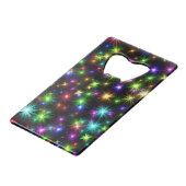 Weihnachtssternis in Multicolor - 57191 Geldbeutel Flaschenöffner (Vorderseite Schrägansicht)