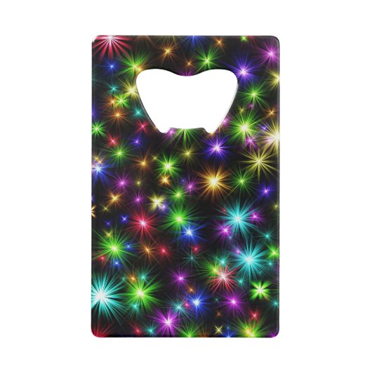 Weihnachtssternis in Multicolor - 57191 Geldbeutel Flaschenöffner (Vorderseite)
