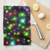 Weihnachtssternis in Multicolor - 57191 Geschirrtuch (Viertel Falte)