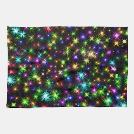 Weihnachtssternis in Multicolor - 57191 Geschirrtuch (Horizontal)