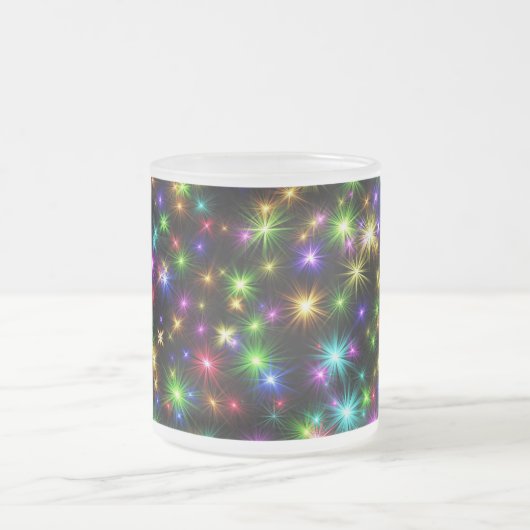 Weihnachtssternis in Multicolor - 57191 Mattglastasse (Mittel)