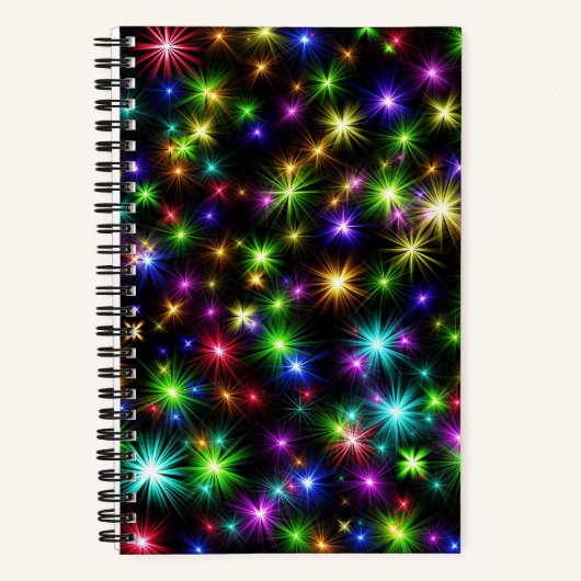 Weihnachtssternis in Multicolor - 57191 Notizblock (Vorderseite)
