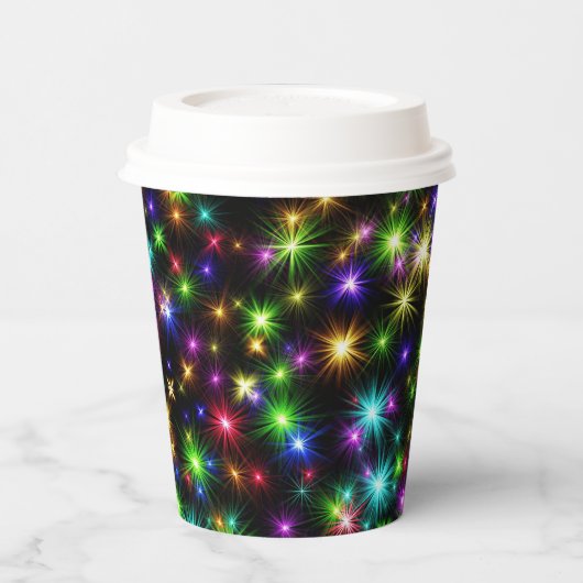 Weihnachtssternis in Multicolor - 57191 Pappbecher (Links)