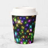 Weihnachtssternis in Multicolor - 57191 Pappbecher (Rückseite)