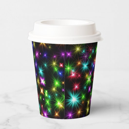 Weihnachtssternis in Multicolor - 57191 Pappbecher (Rechts)