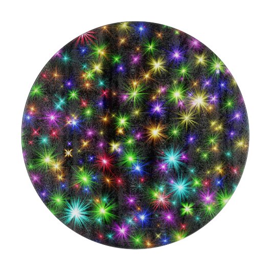 Weihnachtssternis in Multicolor - 57191 Schneidebrett (Vorderseite)