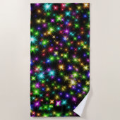 Weihnachtssternis in Multicolor - 57191 Strandtuch (Vorderseite)