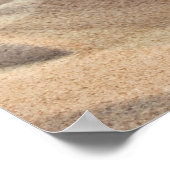 Weihnachtssternisch am Strand Poster (Ecke)