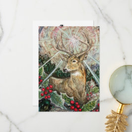 Weihnachtssternkarte Dankeskarte