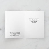 Weihnachtssternkarte Feiertagskarte (Innenseite)