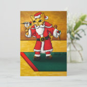 Weihnachtssternkatze Karte (Stehend Vorderseite)