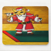 Weihnachtssternkatze Mousepad (Vorne)