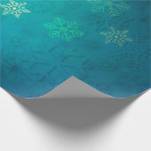 Weihnachtssternkulisse Geschenkpapier (Ecke)