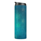 Weihnachtssternkulisse Thermosbecher (Nach rechts gedreht)