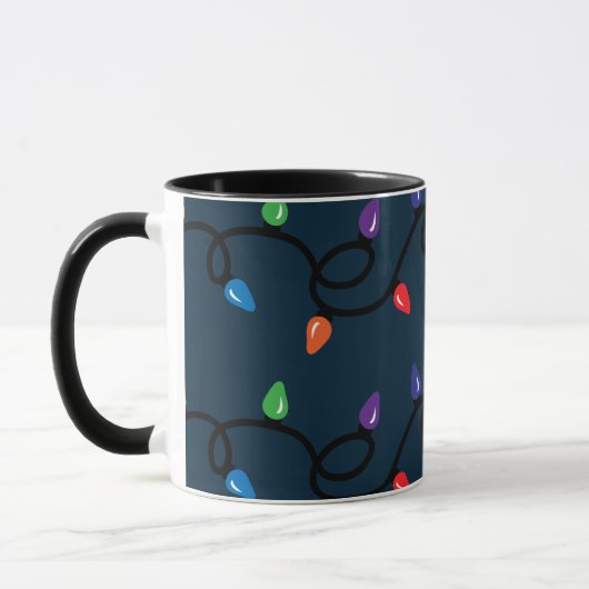 Weihnachtssternleuchten Tasse (Links)