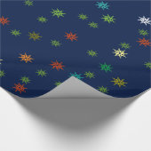 Weihnachtssternmuster Geschenkpapier (Ecke)