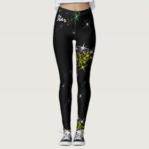 Weihnachtssternnacht Leggings