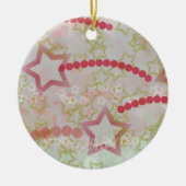 Weihnachtssternonament Keramik Ornament (Vorne)