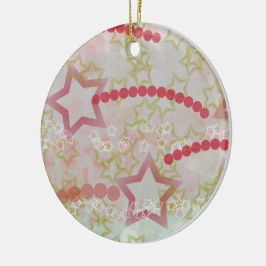 Weihnachtssternonament Keramik Ornament (Links)
