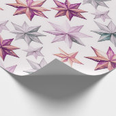 Weihnachtssternschmuck Moderne Weihnachten Geschenkpapier (Ecke)