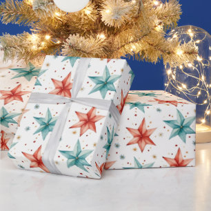 Weihnachtssternschmuck Moderne Weihnachten Geschenkpapier