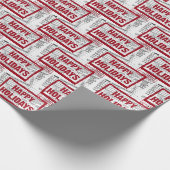 Weihnachtssteuerformulare Geschenkpapier (Ecke)