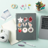 Weihnachtssticker aufkleber (iPad Hülle)