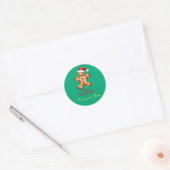 Weihnachtssticker einstellbar runder aufkleber (Umschlag)